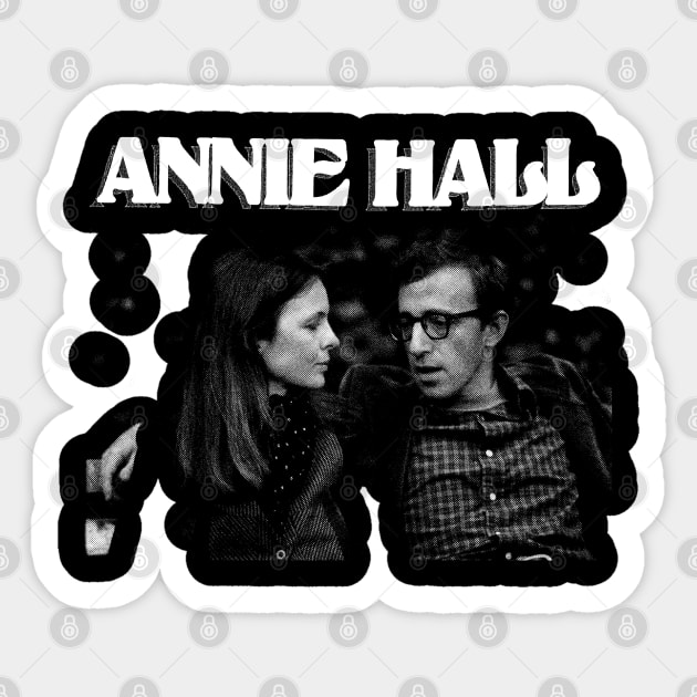 Annie Hall 1977 Sticker by PUBLIC BURNING